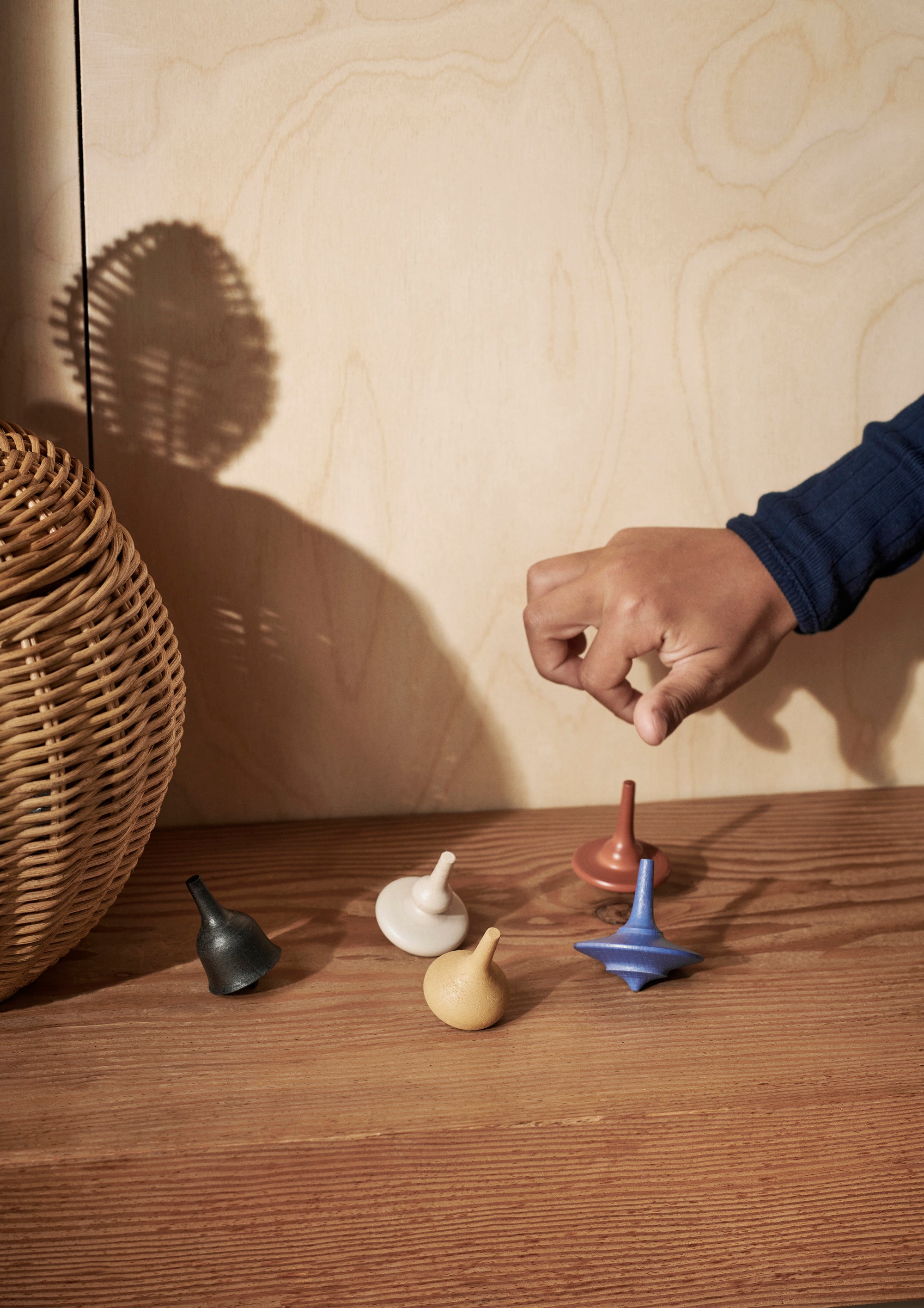 Ferm Living Kreisel 5er-Set - Multi