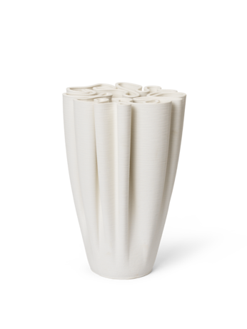 Ferm Living Vase Gross "Dedali" Off White