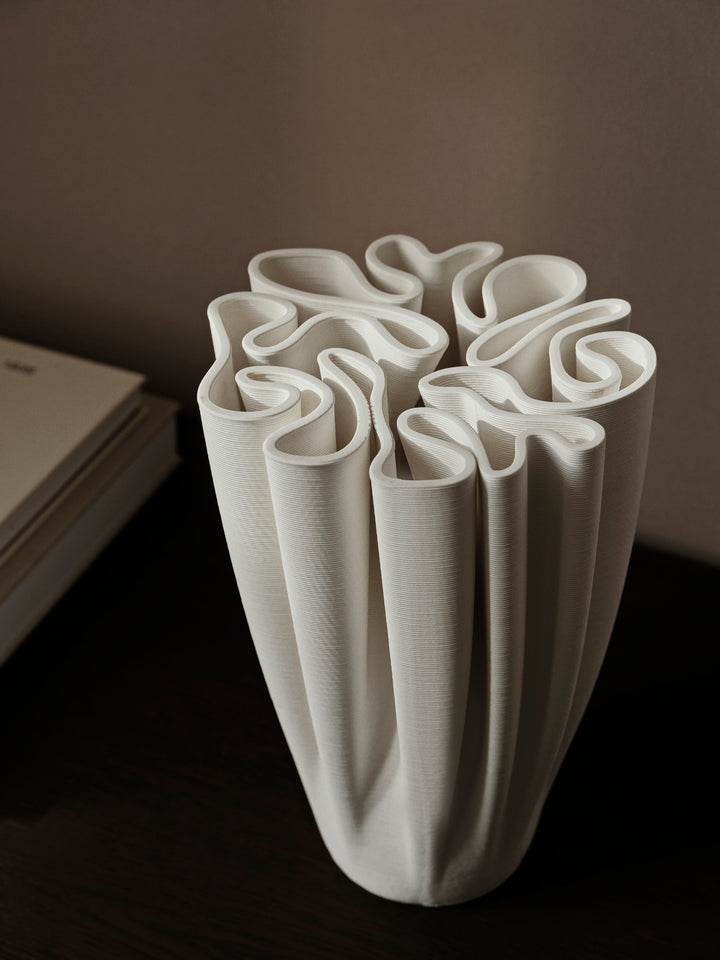 Ferm Living Vase Gross "Dedali" Off White