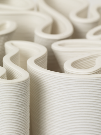 Ferm Living Vase Gross "Dedali" Off White