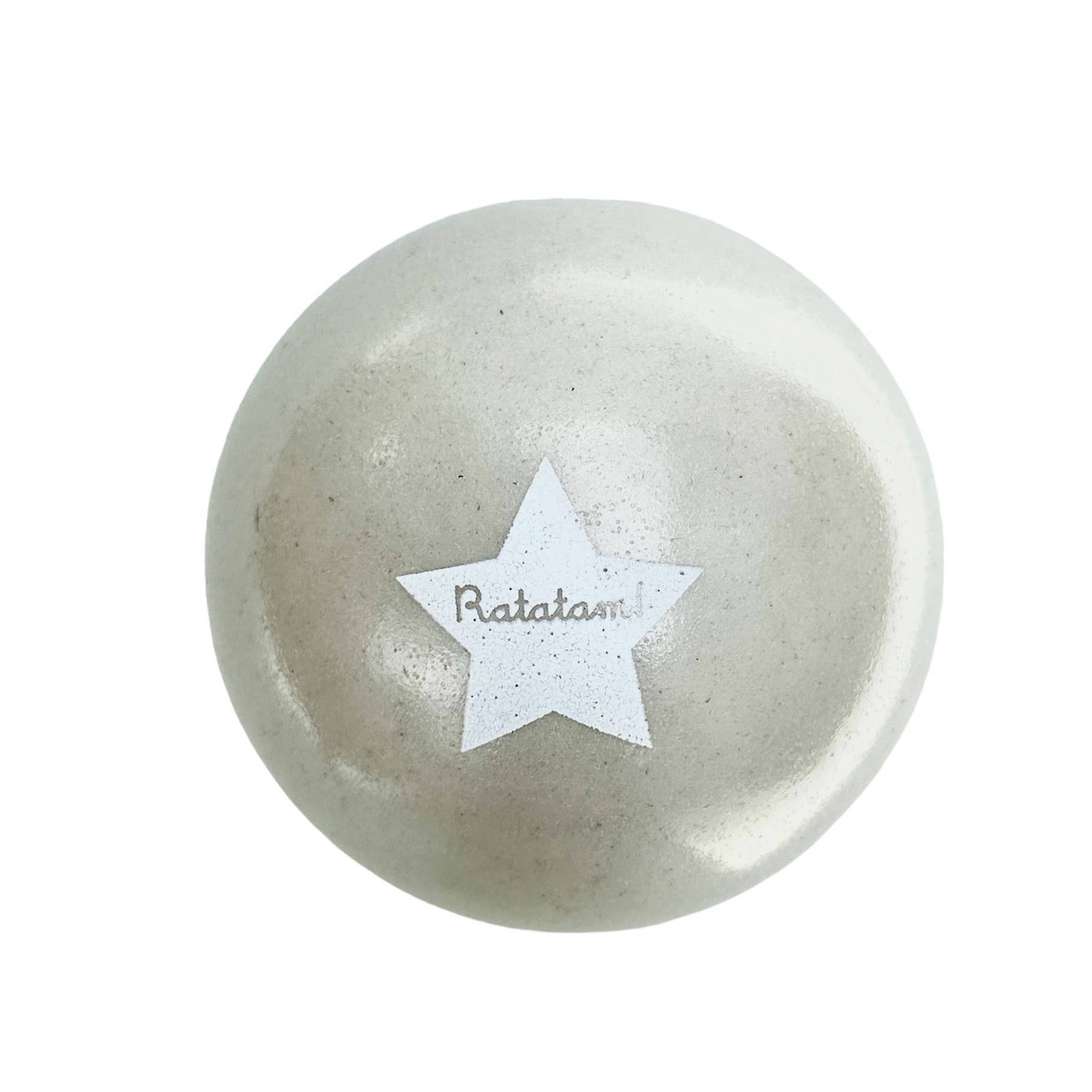 Ratatam Set von 3 einfarbigen Vintage-Bällen | 12cm