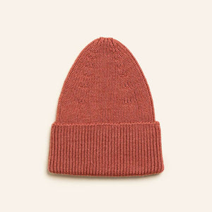 Hvid Beanie Merinowolle "Fonzie" für Erwachsene | Wild Berry