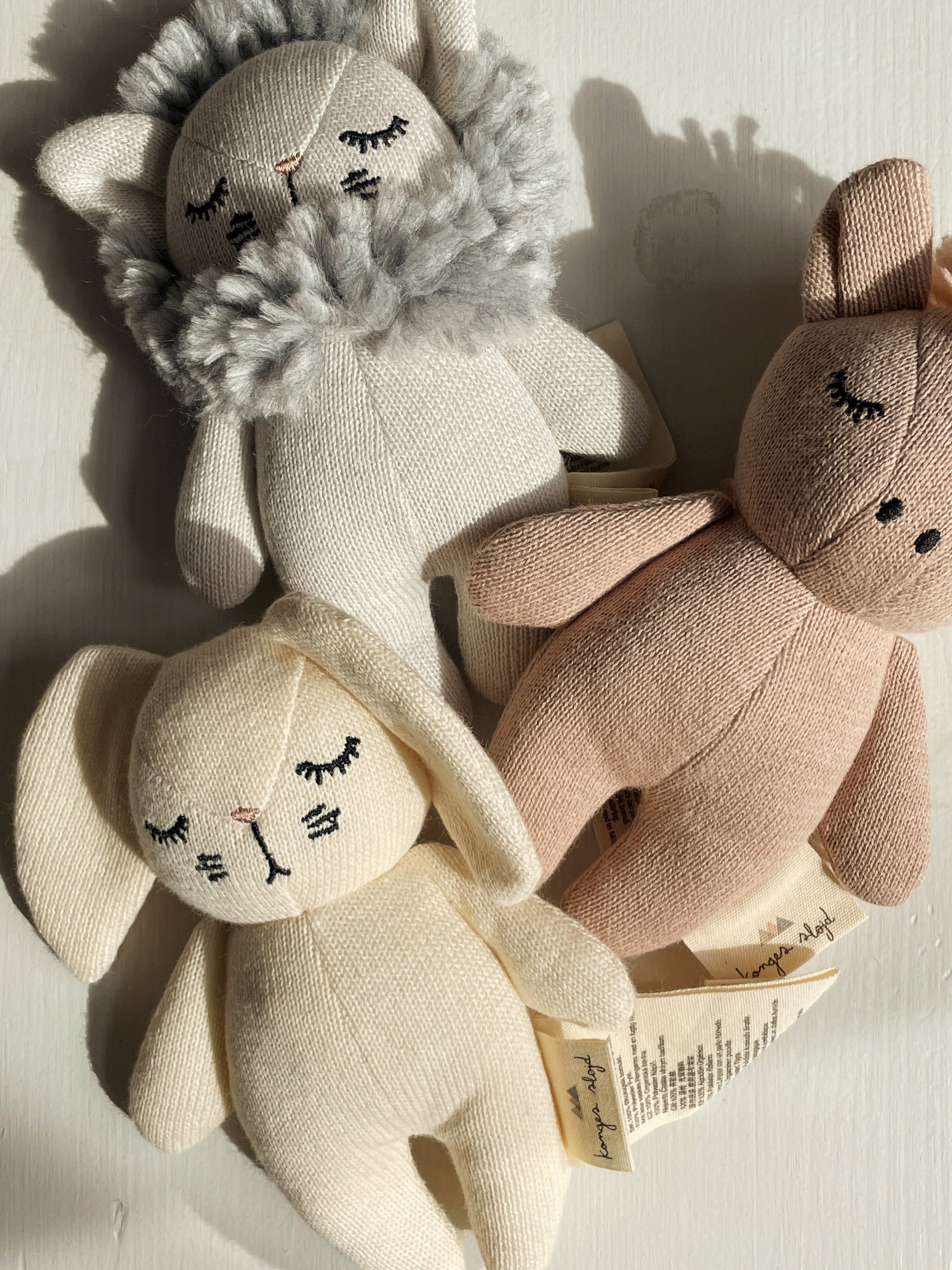 Konges Sløjd Babyrassel Mini Unicorn | Rose Fawn