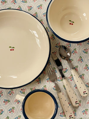 Konges Sløjd Kinderbesteck Set | Navy Dot