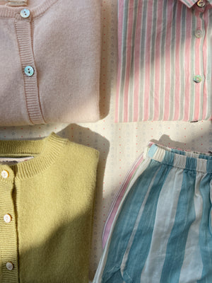Konges Sløjd Shorts "Azur" 3er-Set | Soleil/Bleu/Basil Stripe