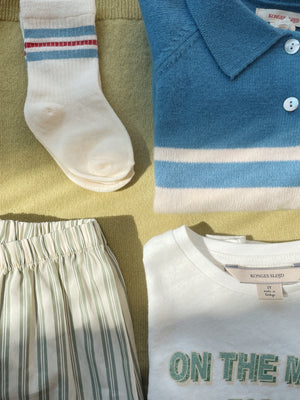 Konges Sløjd Socken "Act" 2er-Set | Optic White