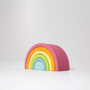 GRIMM’S Regenbogen aus Holz in pastellfarben 6-teilig