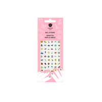 Kids Nail Stickers – 72 bunte Nagelsticker für Kinder aus Styrol/Isopren-Kopolymer, Paraffinum Liquidum und Methylbuten/Methylstyrol/Piperylen-Kopolymer, einfach anzuwenden und kreativ.