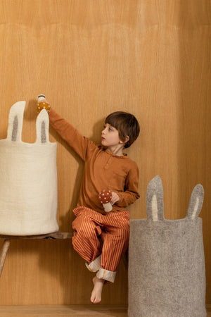 Muskhane Korb High "Pasu Bunny" | Light Stone