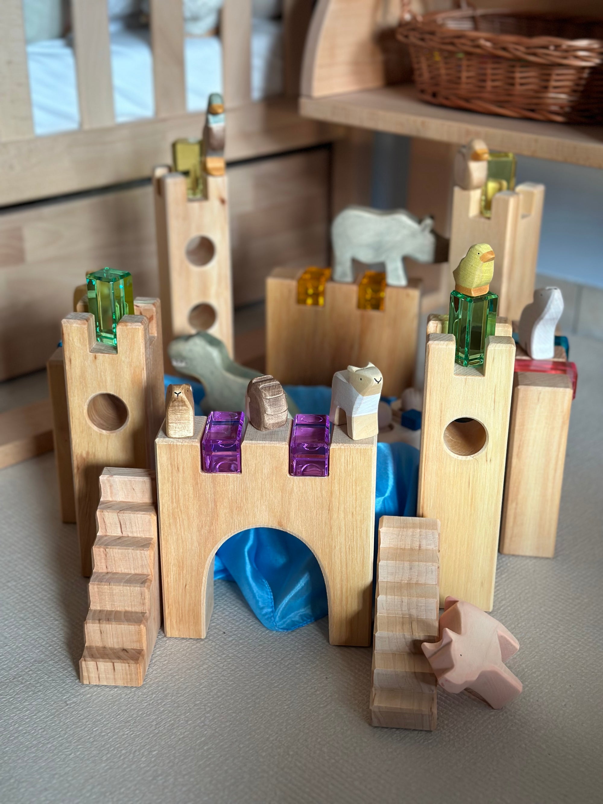 Bauspiel Ritterburg 10 Teile