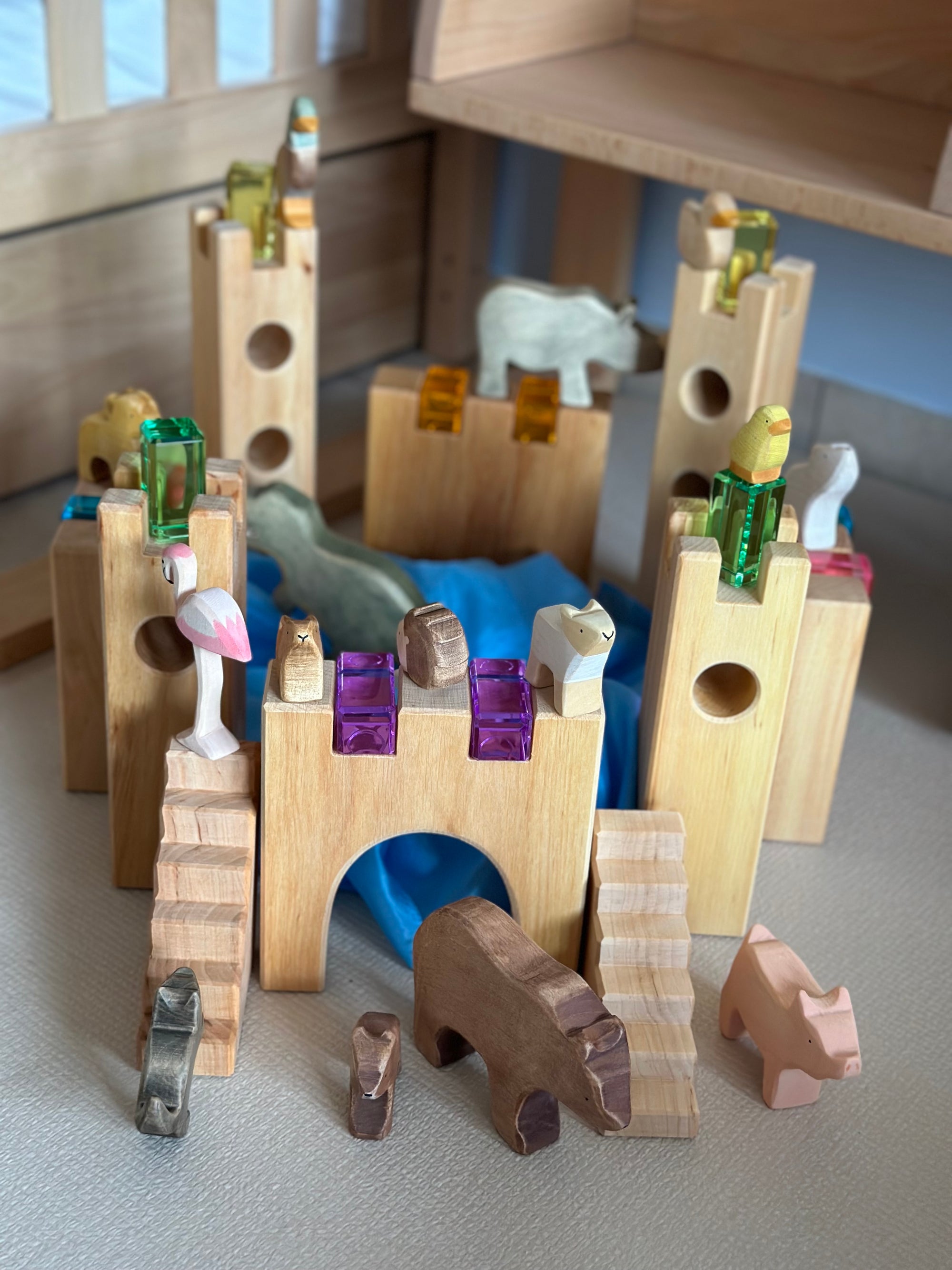 Bauspiel Ritterburg 10 Teile