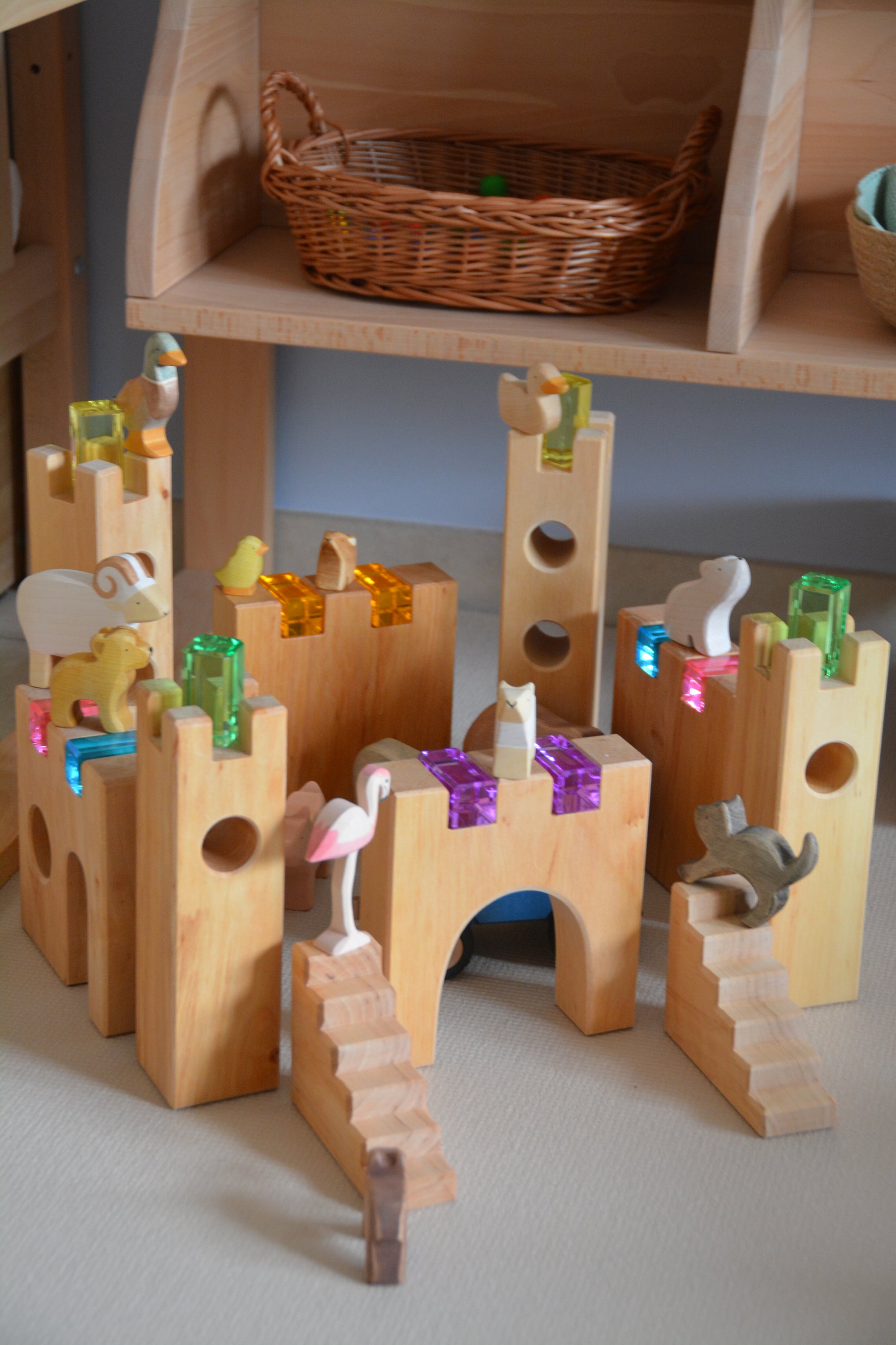 Bauspiel Ritterburg 10 Teile