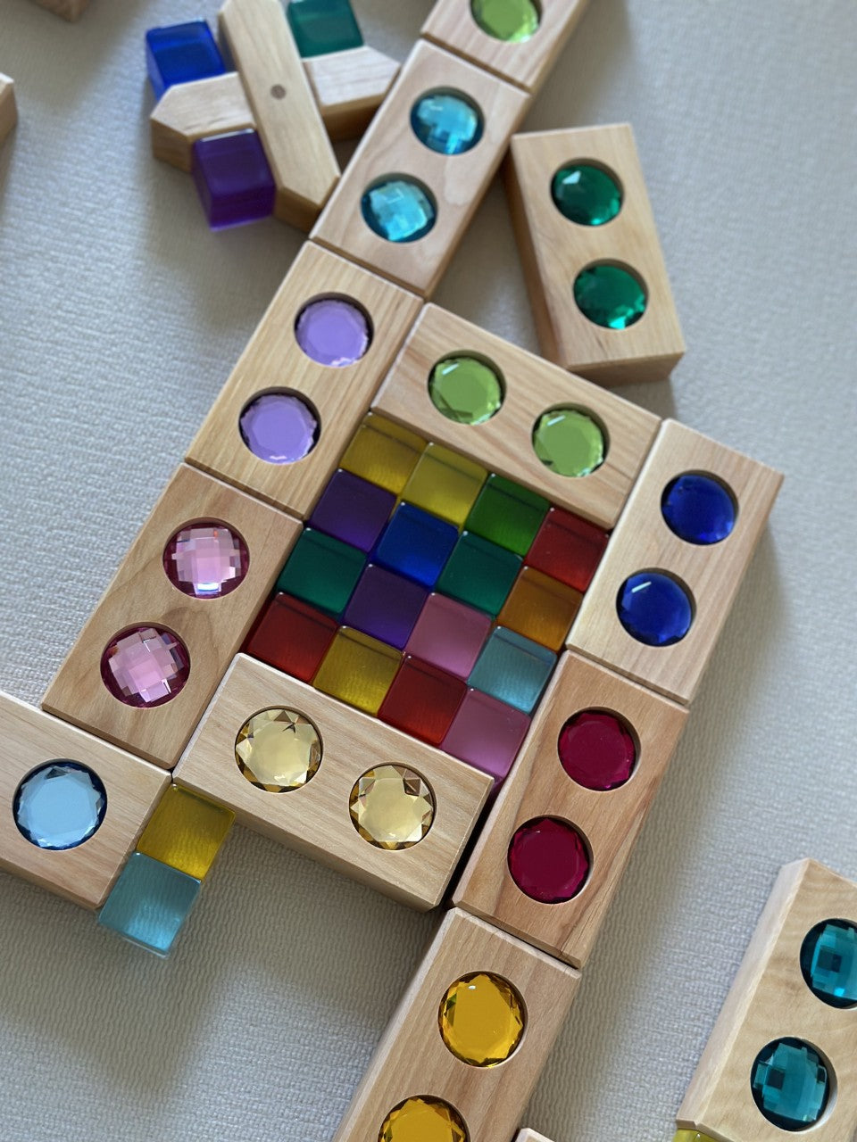 Bauspiel Lichtbauwürfel 20 Teile