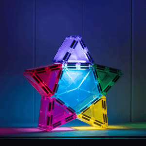 Connetix Blocs magnétiques "Light Star Pack", 28 pièces
