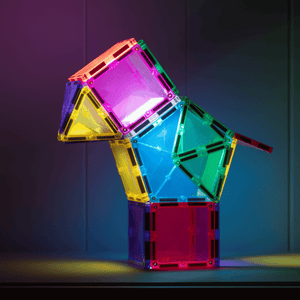 Connetix Blocs magnétiques "Light Star Pack", 28 pièces