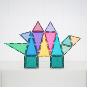 Connetix Magnetic Tiles "Glitter Castle Pack", 48 Pieces