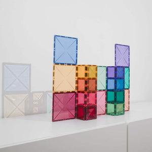 Connetix Magnetic Tiles "Pastel Square Pack" 40 pièces