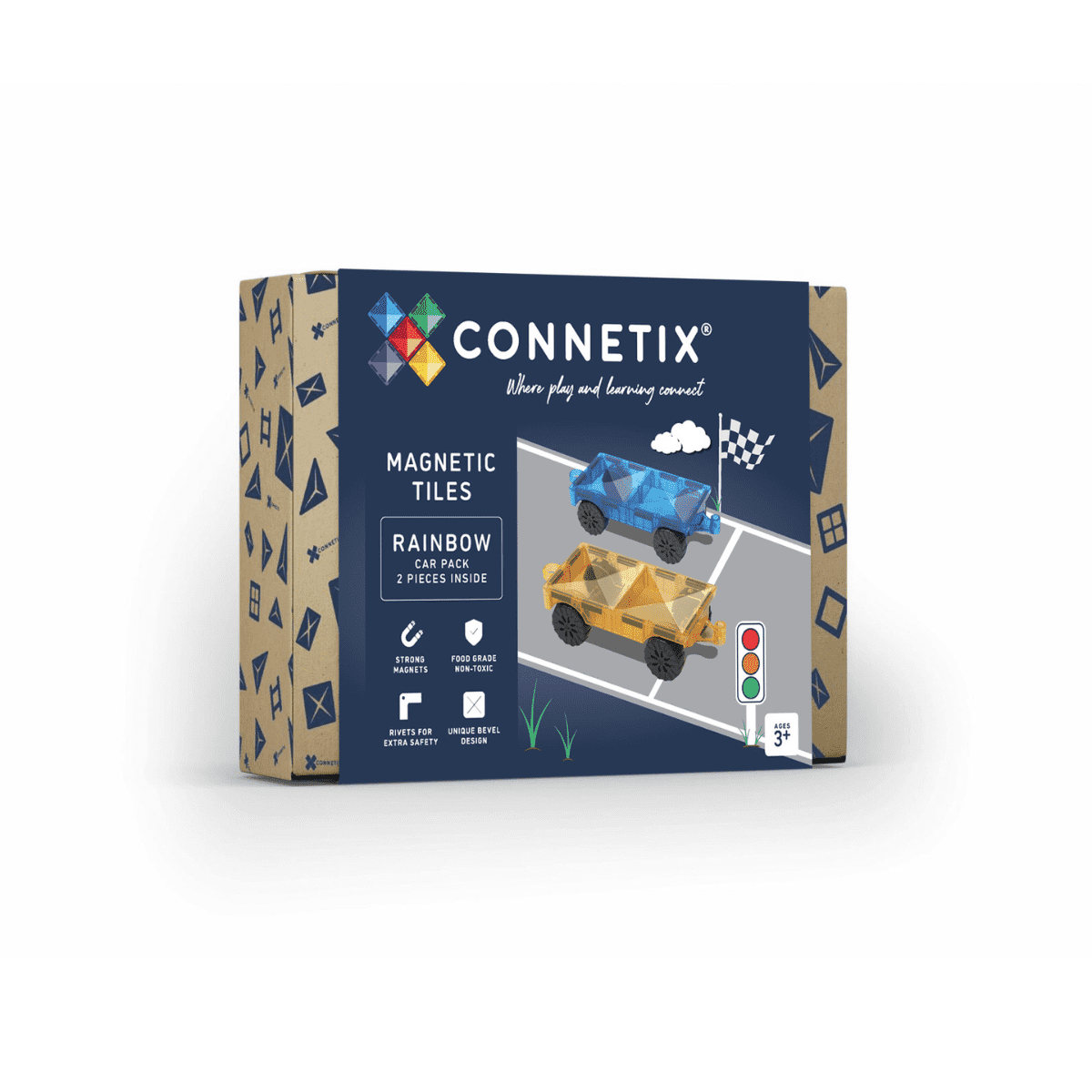 Connetix Magnetbausteine "Rainbow Car Pack "20-teilig