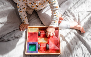 Connetix Tuiles magnétiques «Rainbow Motion Pack» 24 pièces