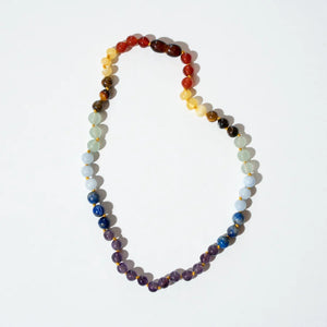 Nirrimis Bernsteinkette "Chakra" Kids