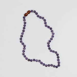 Nirrimis Bernsteinkette "Lila Amethyst" Kids
