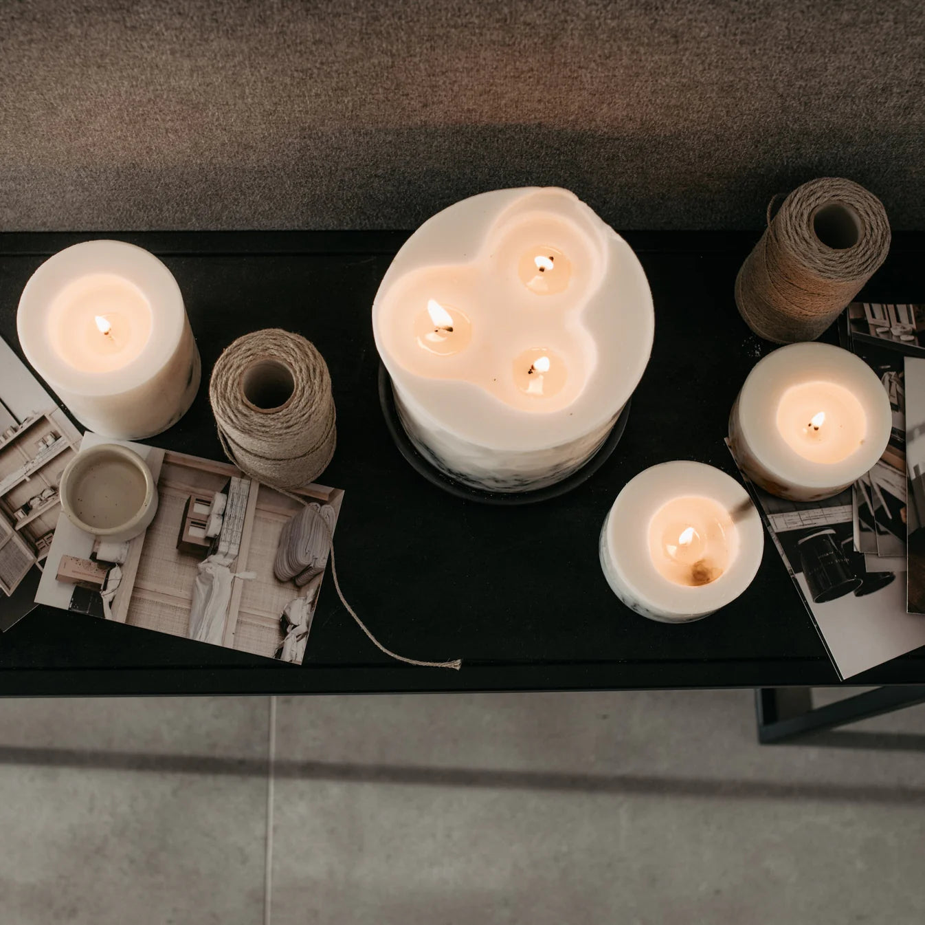 the Munio Mini Sojawachs Duftkerze -  Linden Flower