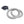 Anneaux de gymnastique FitWood Mini Gris - Sangles noires