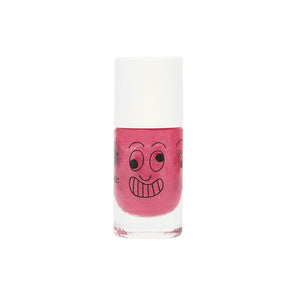 Nailmatic Kids Nagellack „Kitty“ in candy pink glitter – vegan, wasserbasiert, abwaschbar und sicher fuer Kinder ab 3 Jahren.