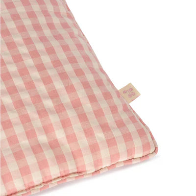 Konges Sløjd Bettwäsche für Puppen "Powder Pink Check"