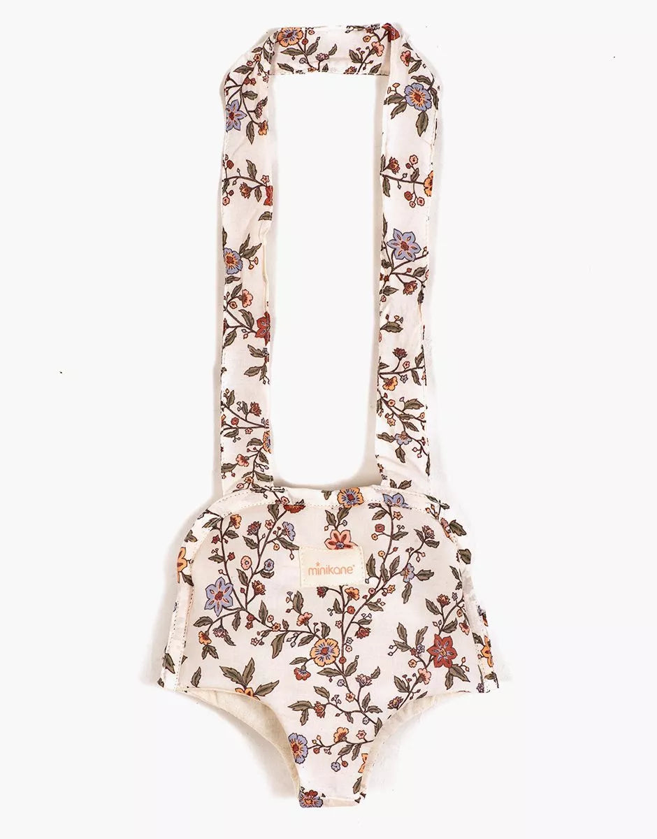 Minikane Puppentrage "Gisèle" Blumenmuster