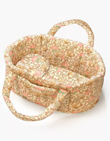 Minikane Puppen-Tragekorb Indienne Rosée mit Kissen und Seitentasche für Babies, Gordis und Cuties