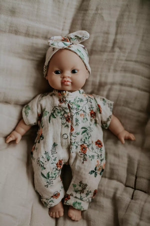 Minikane Baby-Puppe "Mateo" mit Stoffkörper 28cm