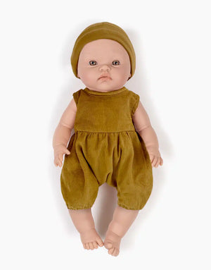 Poupée Minikane "Octave" 36cm avec combishort | Bonnet