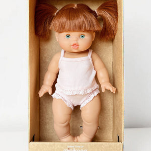 Minikane Gordi Puppe "Gabrielle" 34 cm mit Unterkleid