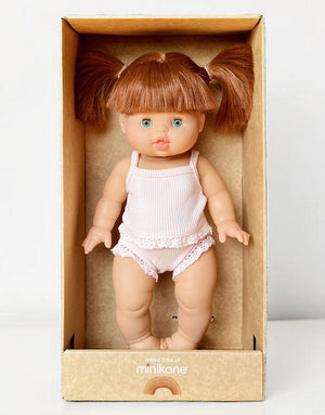 Minikane Gordi Puppe "Gabrielle" 34 cm mit Unterkleid