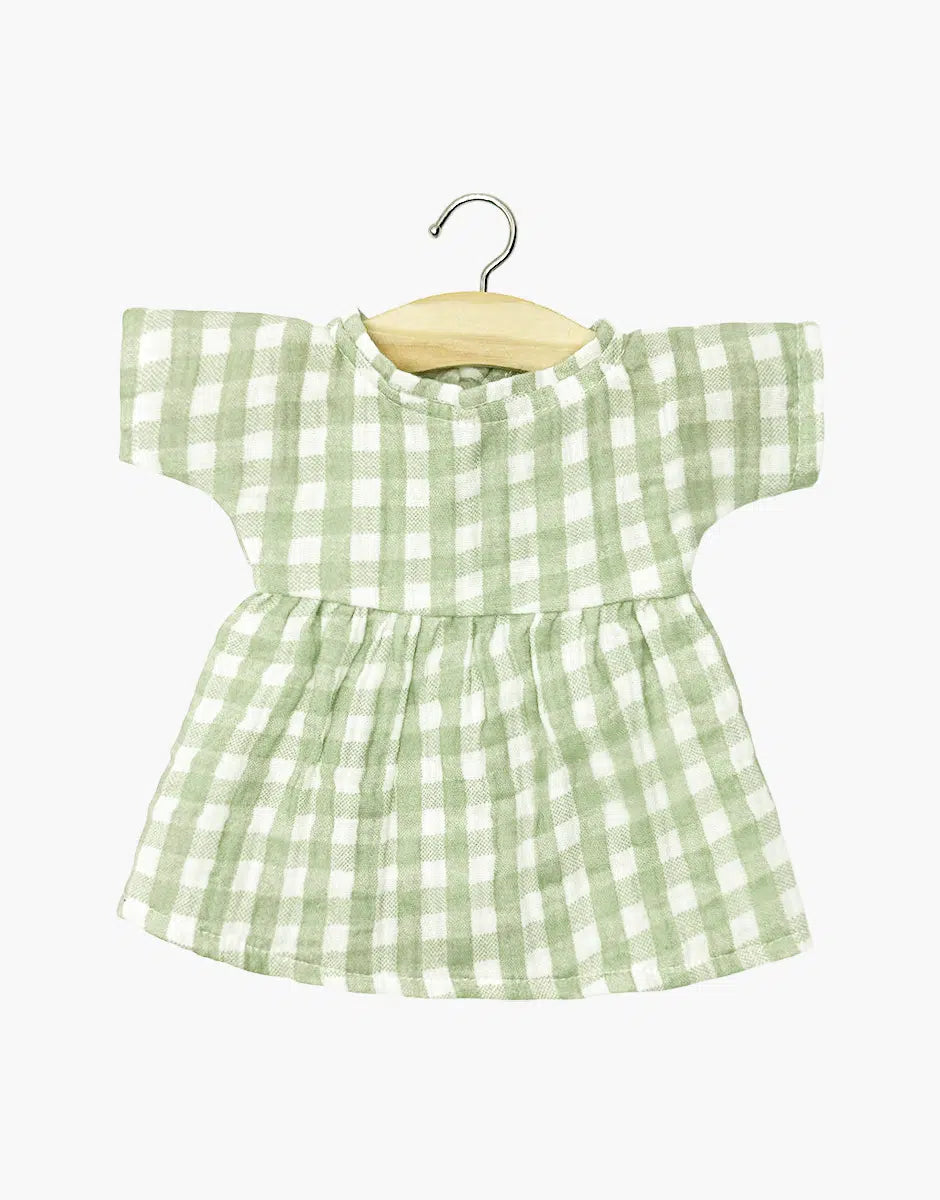 Minikane Puppen-Kleid "Faustine" Grün