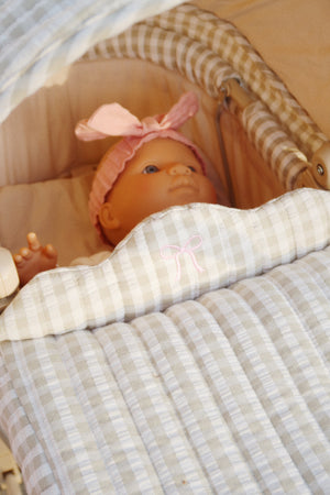 Konges Sløjd Puppenwagen "Doll Pram Tea Check"