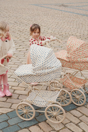Konges Sløjd Puppenwagen "Doll Pram Ma Grand Cerise Glitter"