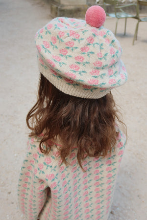 Konges Sløjd Strickjacke aus Merinowolle "Belou" Rose