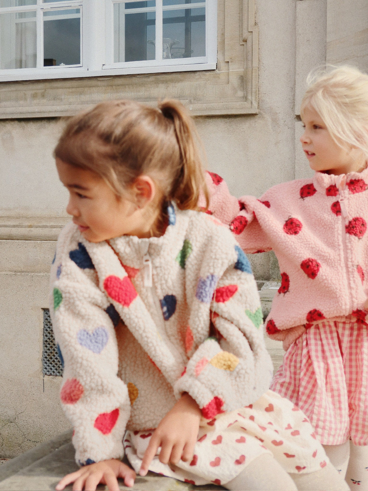 Konges Sløjd Fleece Jacke Teddy "Jody" Bon Coeur Coloré