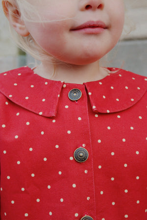 Konges Sløjd Jackenshirt "Nola" Strawberry Dot