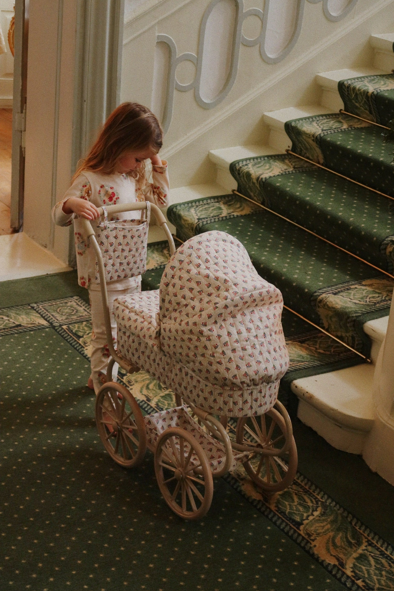 Konges Sløjd Puppen-Kinderwagen "Mini Doll Pram Verona Blues"