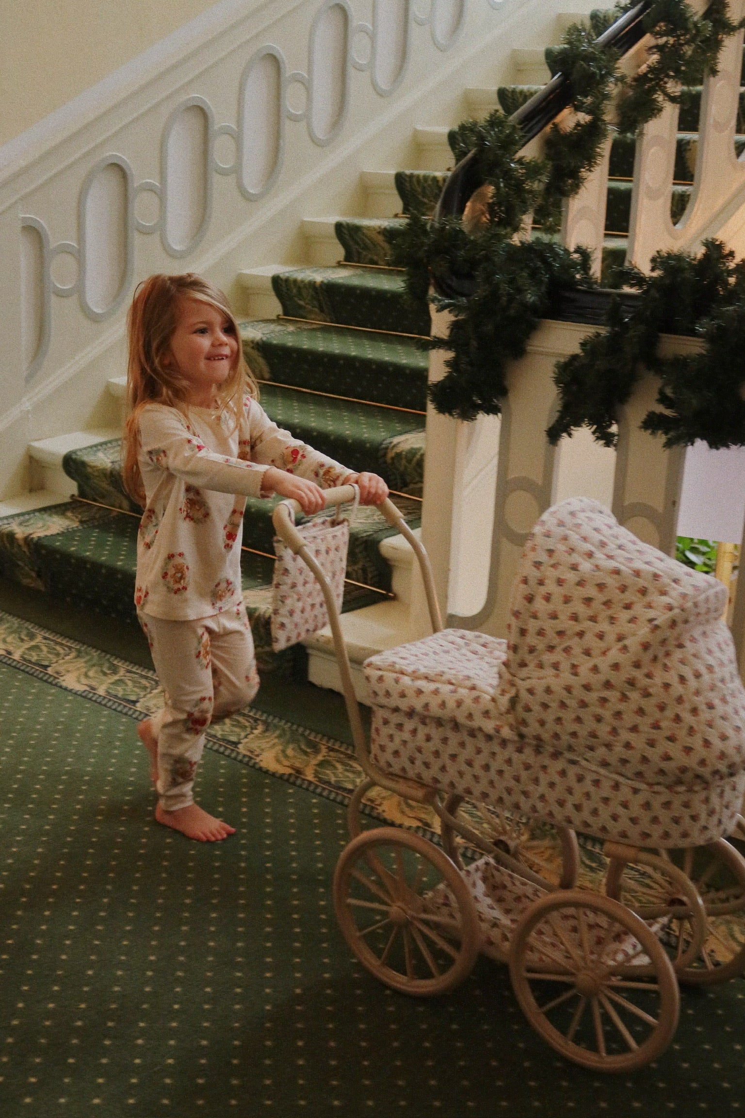 Konges Sløjd Puppen-Kinderwagen "Mini Doll Pram Verona Blues"