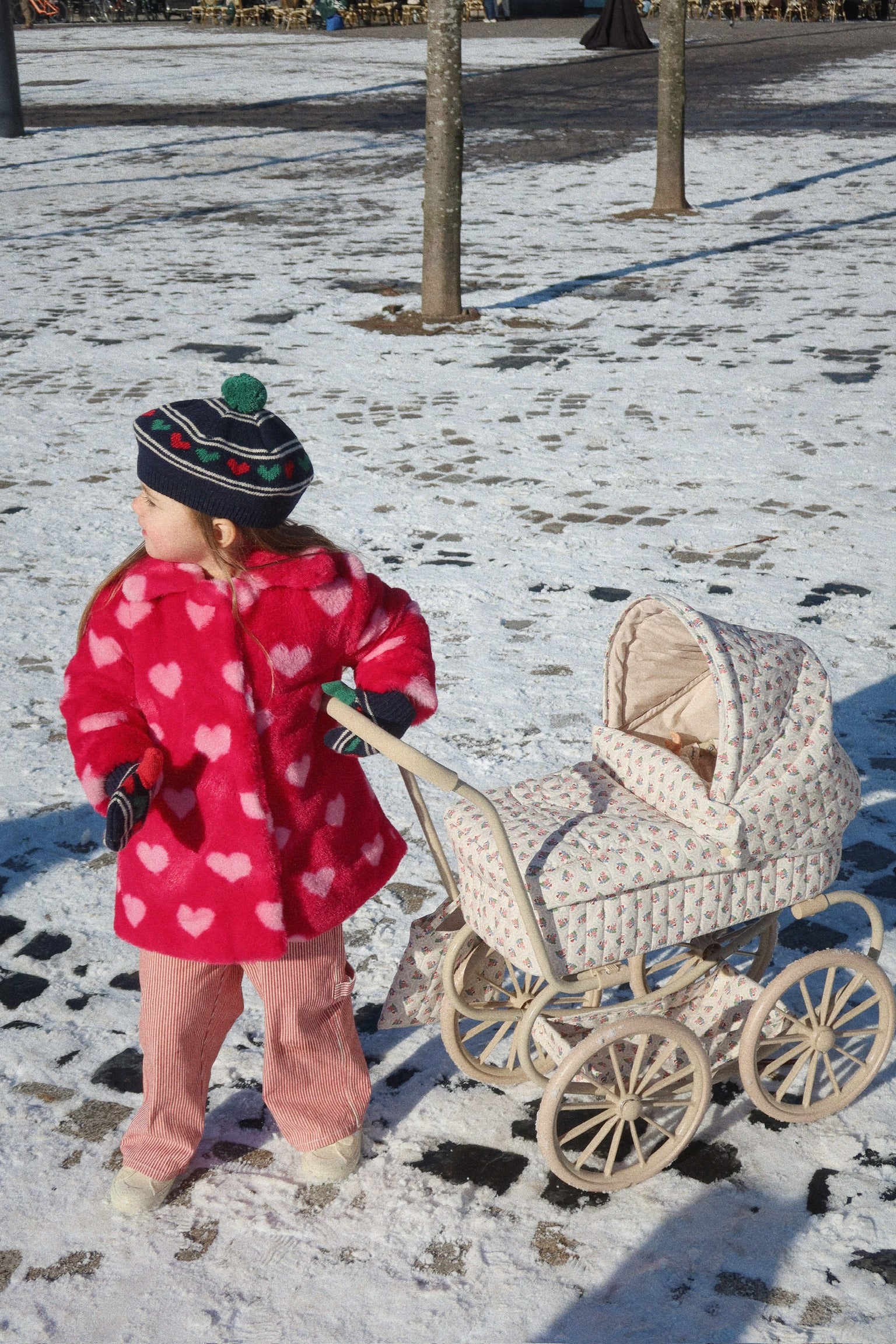 Konges Sløjd Puppen-Kinderwagen "Mini Doll Pram Verona Blues"