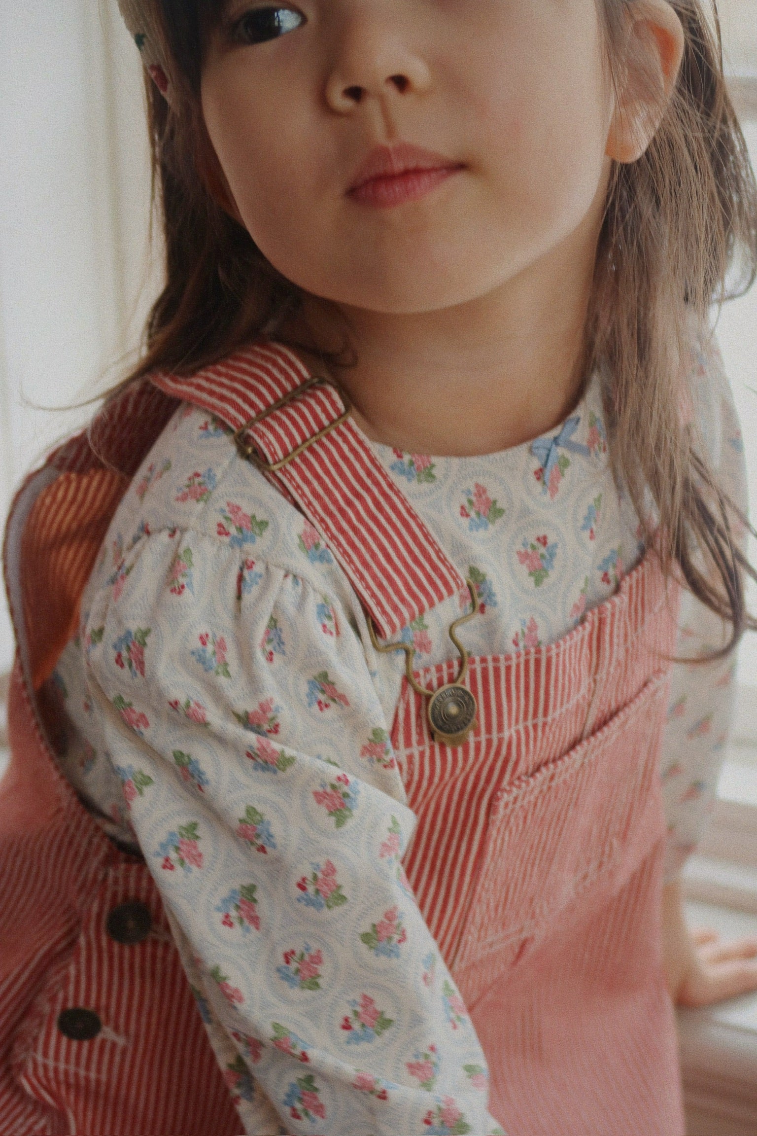 Konges Sløjd Trägerkleid "Luc Spencer" | Milk Rouge Stripe