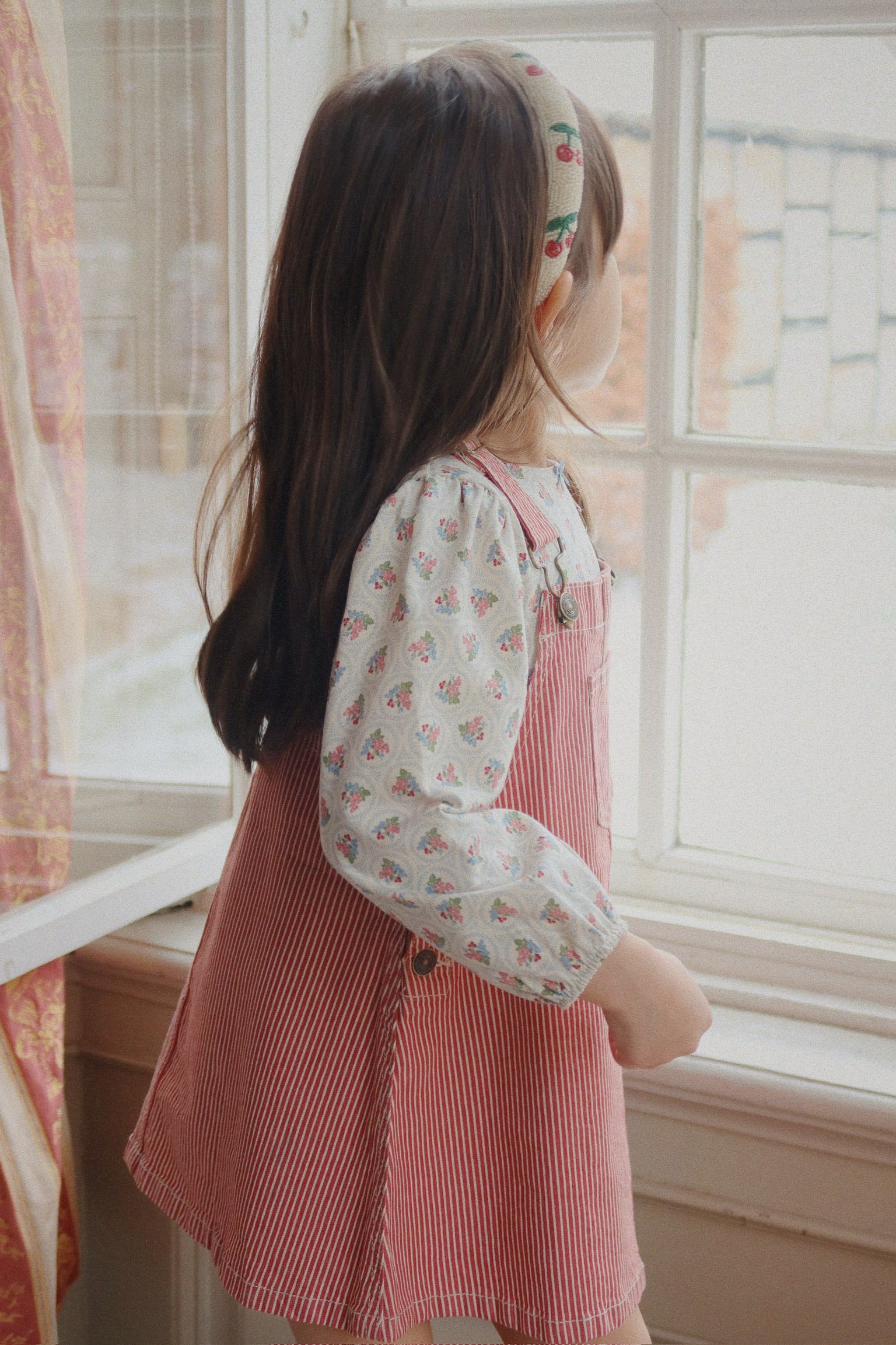 Konges Sløjd Trägerkleid "Luc Spencer" | Milk Rouge Stripe