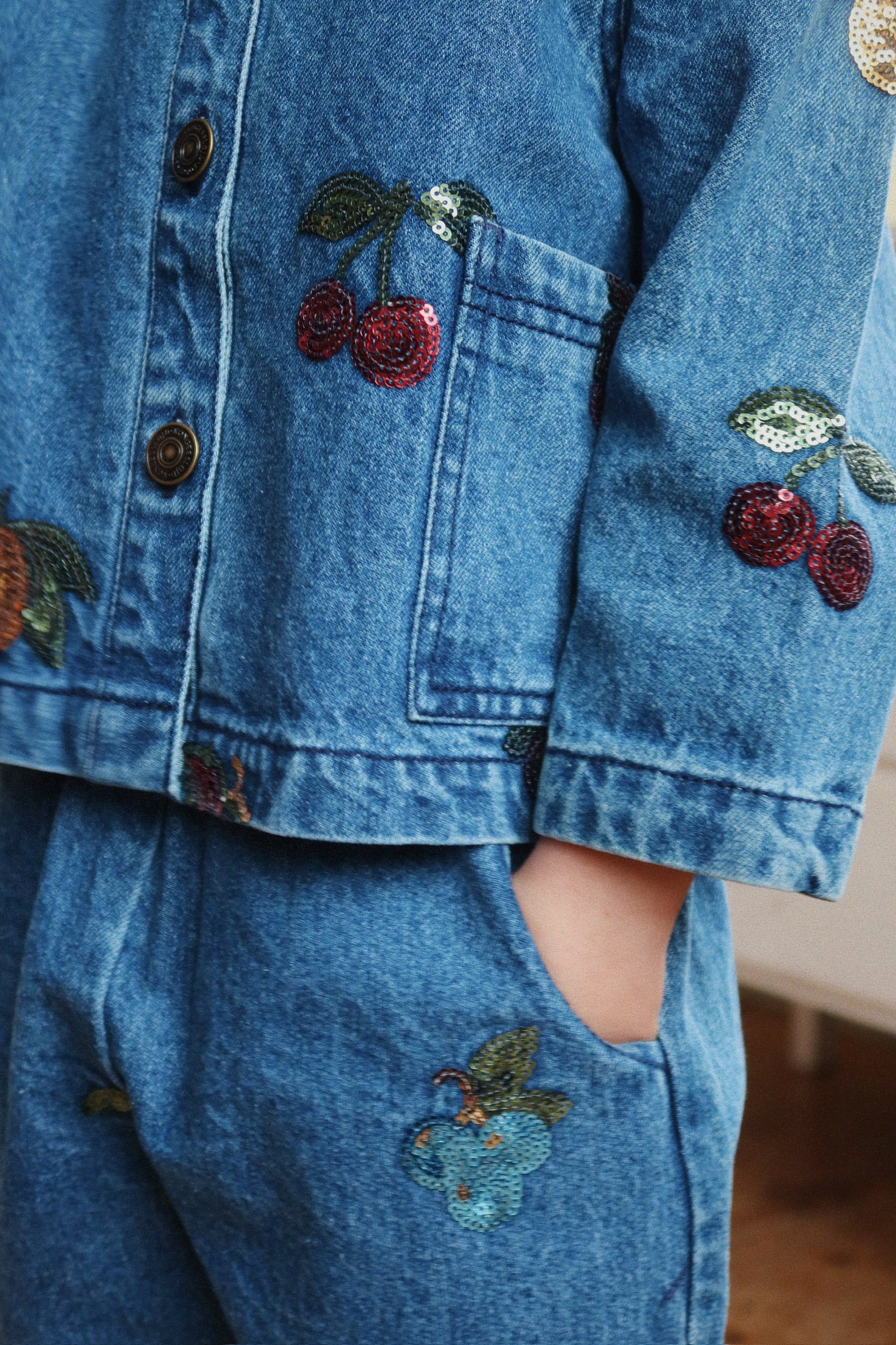 Konges Sløjd Denim Jackenshirt "Magot" | Vitamins