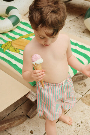 Konges Sløjd Badehose "Asnou" | Blush Stripe