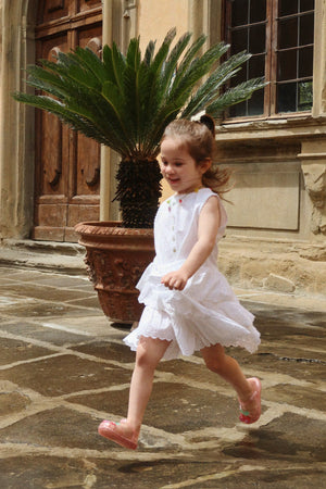 Konges Sløjd Kleid "Evelina" | Bright White