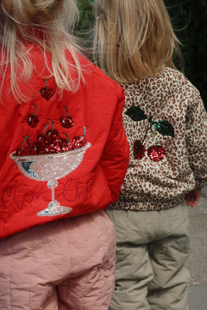 Konges Sløjd Bomberjacke "Juno Printed Sequin“ | Leo